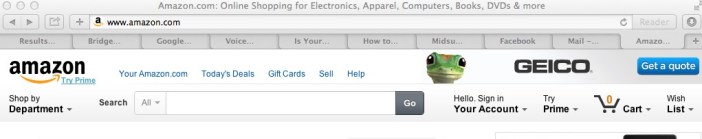 Amazon Homepage Banner